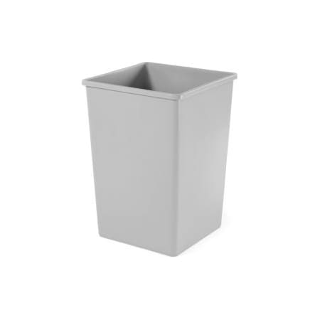 Rubbermaid Commercial Rubbermaid Plastic Rigid Trash Can Liner For Rubbermaid Plaza Receptacle, Gray FG395800GRAY*